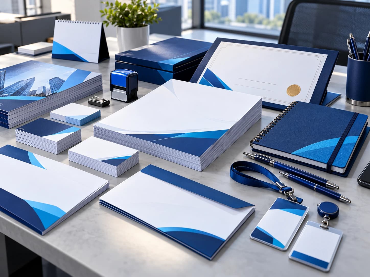Corporate stationery and printed materials