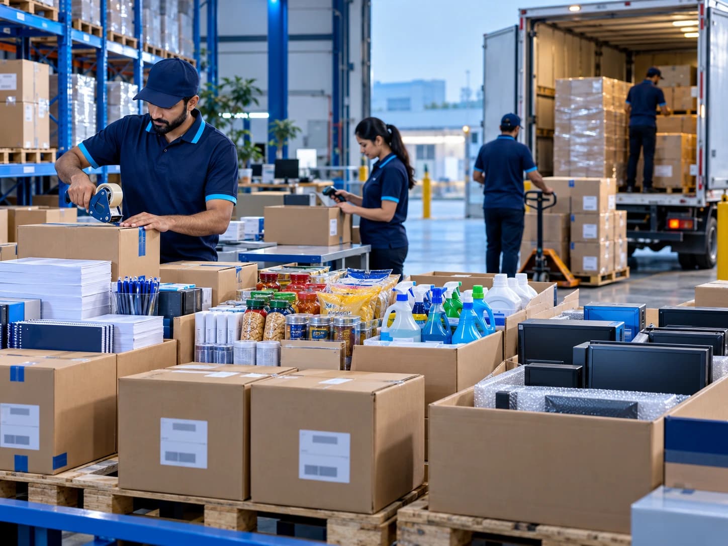 Coordinated business supply delivery